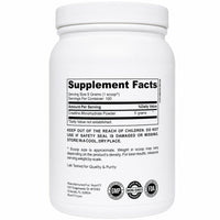Nutri77 Creatine Monohydrate Supplement Facts label, back of tub – image 3